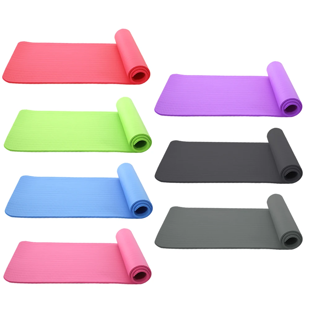 Hot Sale Multicolor Yoga Mat Nbr Fitness Gym Sport Cheap Non-slip Yoga Mat Use At Home Or Gym