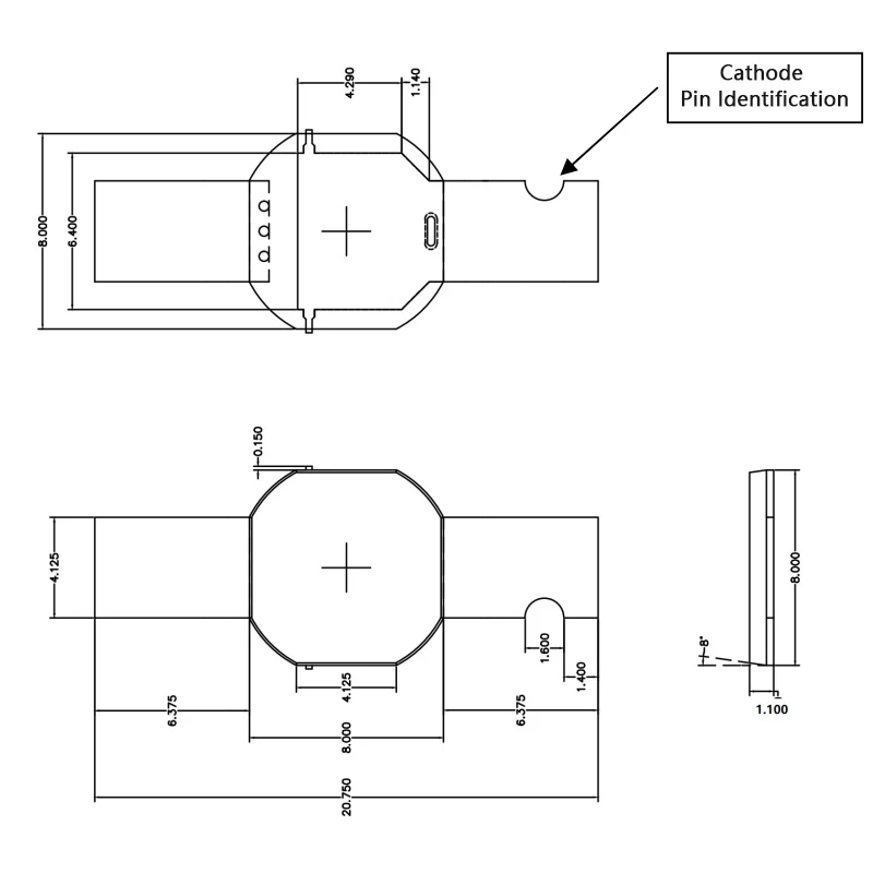 RoHS Certified General Purpose SBR12U45LH1-13 30V 35A Solar Panel Diodes Bypass Diode