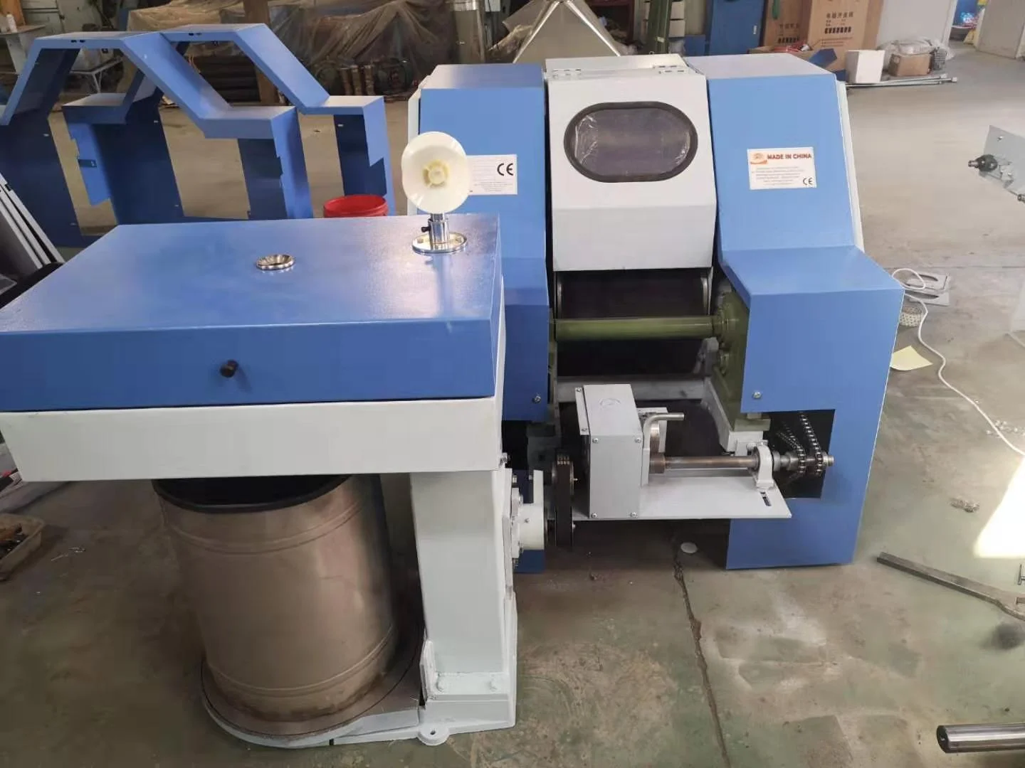 Easy operation industrial small Hemp Cashmere Fiber Cotton Combing Sliver Sheep Wool Carding Knitting Machine