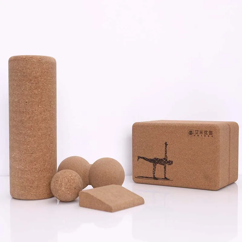 
nature cork yoga wedge block yoga brick 