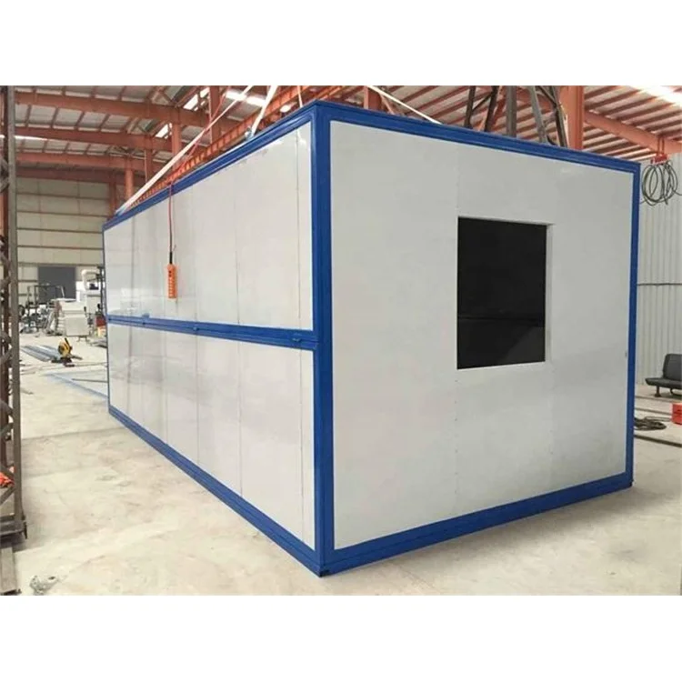 Low cost collapsible prefab foldable luxury container house 20ft folding container home