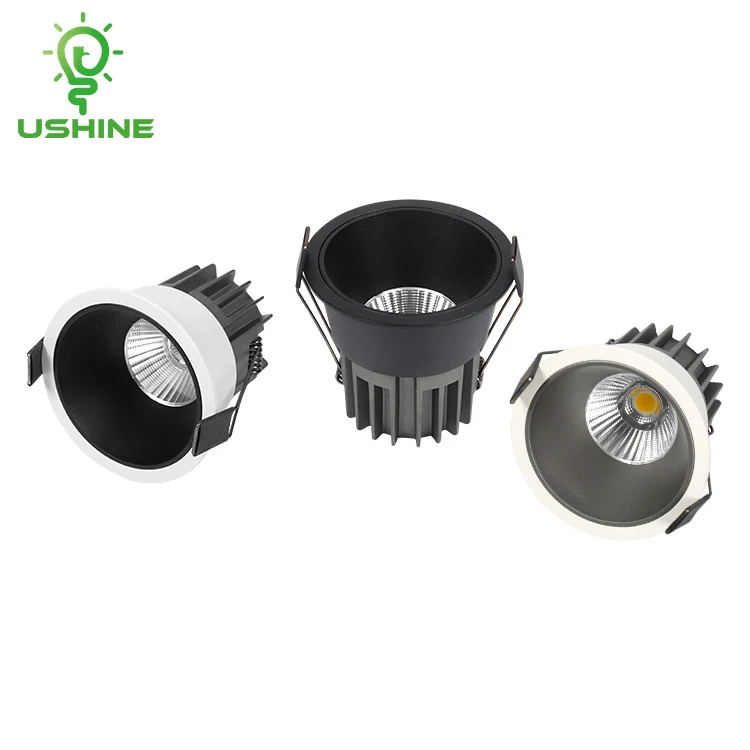 Ushine Nature Warm White Home Hotel Round Ceiling Aluminum 7 12 18 Watt LED Downlight