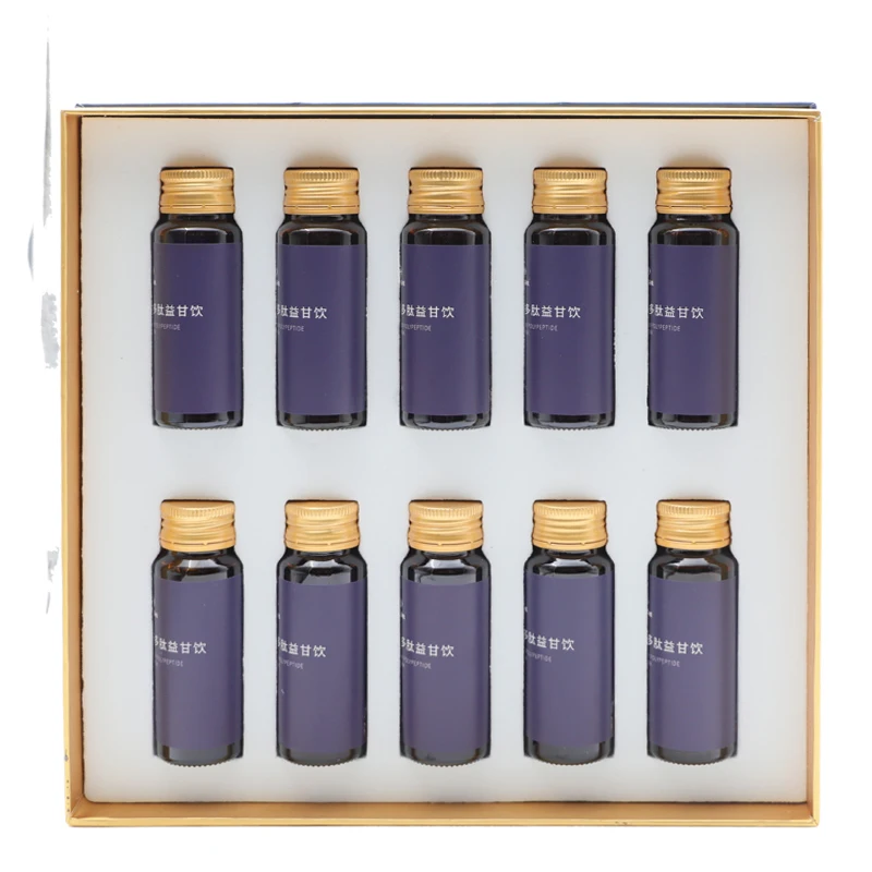 
OEM mushroom peptide drink multiple fermented herbal drink small molecule weight peptide supplement 