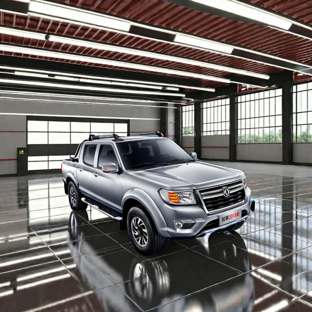 Dongfeng Mini 2WD Pickup Truck 4X2 Double Cab Good Quality Diesel Fuel Automatic Gear Box Right Steering R15 Euro VI Sale China