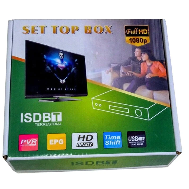 South America Full HD Isdb-t tv sets tv receiver stb Digital TV Set top Box Terrestrial Isdbt Set-Top Box