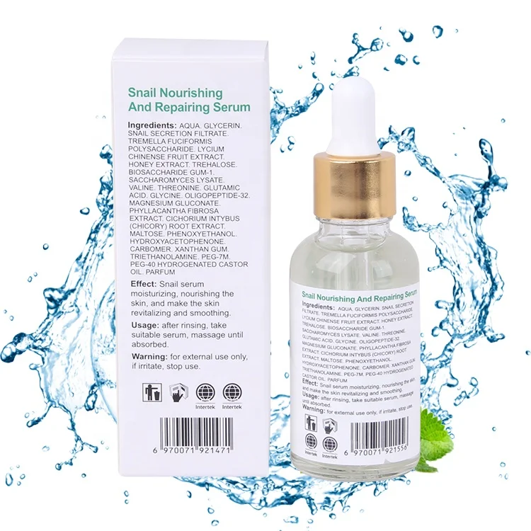 Best Selling Honey Extract Pore Cleaning Snail Nourishing Repairing Collagen Face Serum