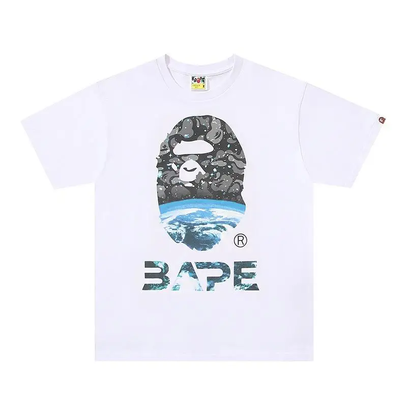 2024 New style Top Quality BAPEES brand Fashion Designer T Shirt Men Trendy Printed Tshirt Casual sports bapees T-shirt