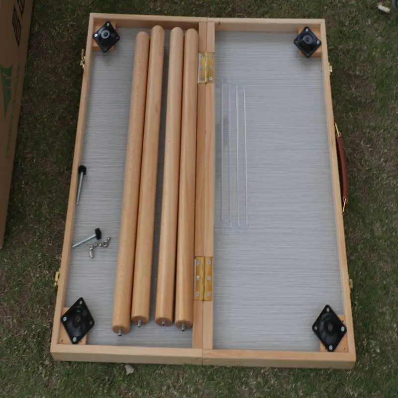 Outdoor Multifunctional Portable Folding Mahjong Table Party Event Banquet Foldable Wooden Mahjong Table