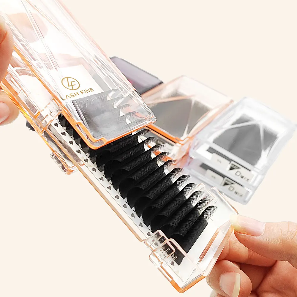 Hot Sale Individual Cashmere Lash Extensions Synthetic Mink Faux Mink Eyelash Extension Lashes