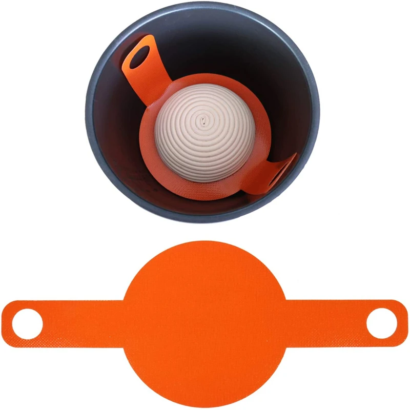 Non Stick Bread Pan Liners Bake Mats Reusable Heat Resistant Bread Sling Silicone Baking Mat for Dutch Oven Baking