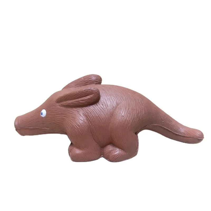 Custom squishy promotional custom PU Anteater anti stress reliever ball PU stress ball Anti stress Anteater