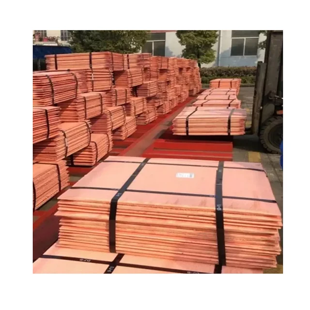 Bending Brazilian Wholesale Red Sale Grade A Pure Sheet Plate Copper Cathode 99.99% Manufactures