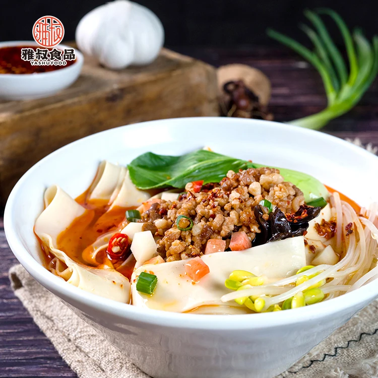 The Local Cuisine Favorite Flavour Shanxi Feature Spicy Instant Dry Mixing Ramen Noodles Biang Biang Noodles