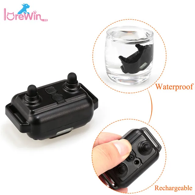 LoreWin LY-880 Самые продаваемые товары 2019 Удаленная собака лает Электрический тренировочный ошейник Перезаряжаемый для обучения питомцев