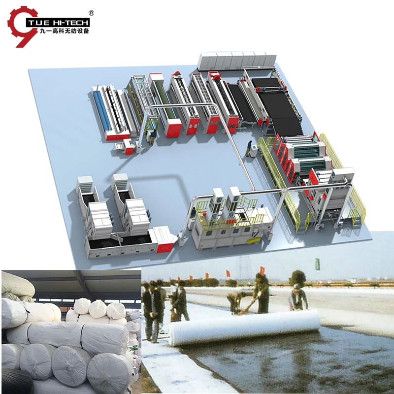 Prime Geotextile Production Line for top Efficiency  NonWoven Production Line