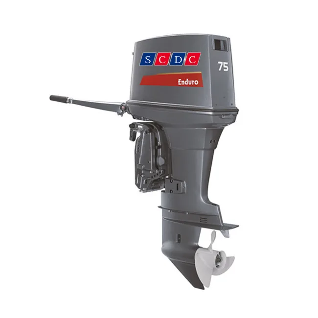 High quality 3 cylinder E75BMHDL 55.2kw 5500rpm outboard marine engine for boat/yacht