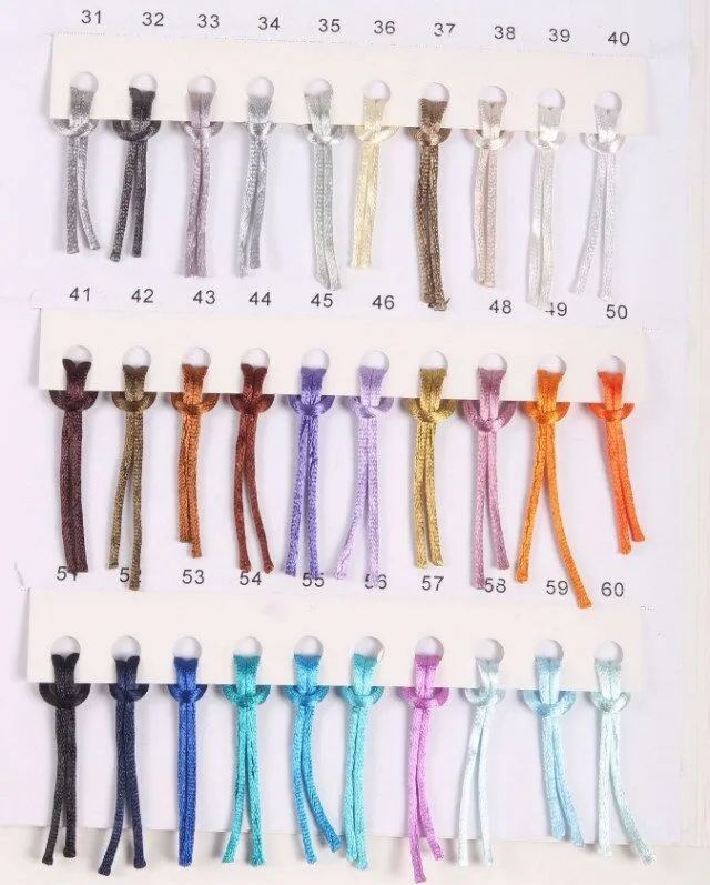 Wholesale 1.5mm Korean Silk String Chinese Knot Rope jewelry Necklace Rope