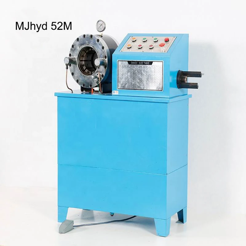 Multifunctional 2' Rubber Hose Clamp Oil Resistant 3' PVC Crimper and peeler 51mm Hydraulic Hose Crimping Machine