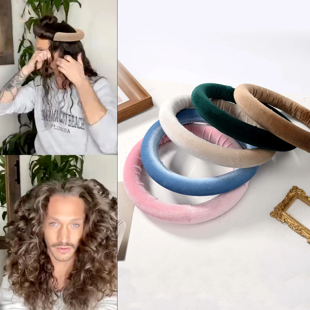 Hot Sale 2-in-1 round Heatless Hair Curler Claw Clip with Foam Grip Hair Roller Home Use Stylish Hair Styling Tool