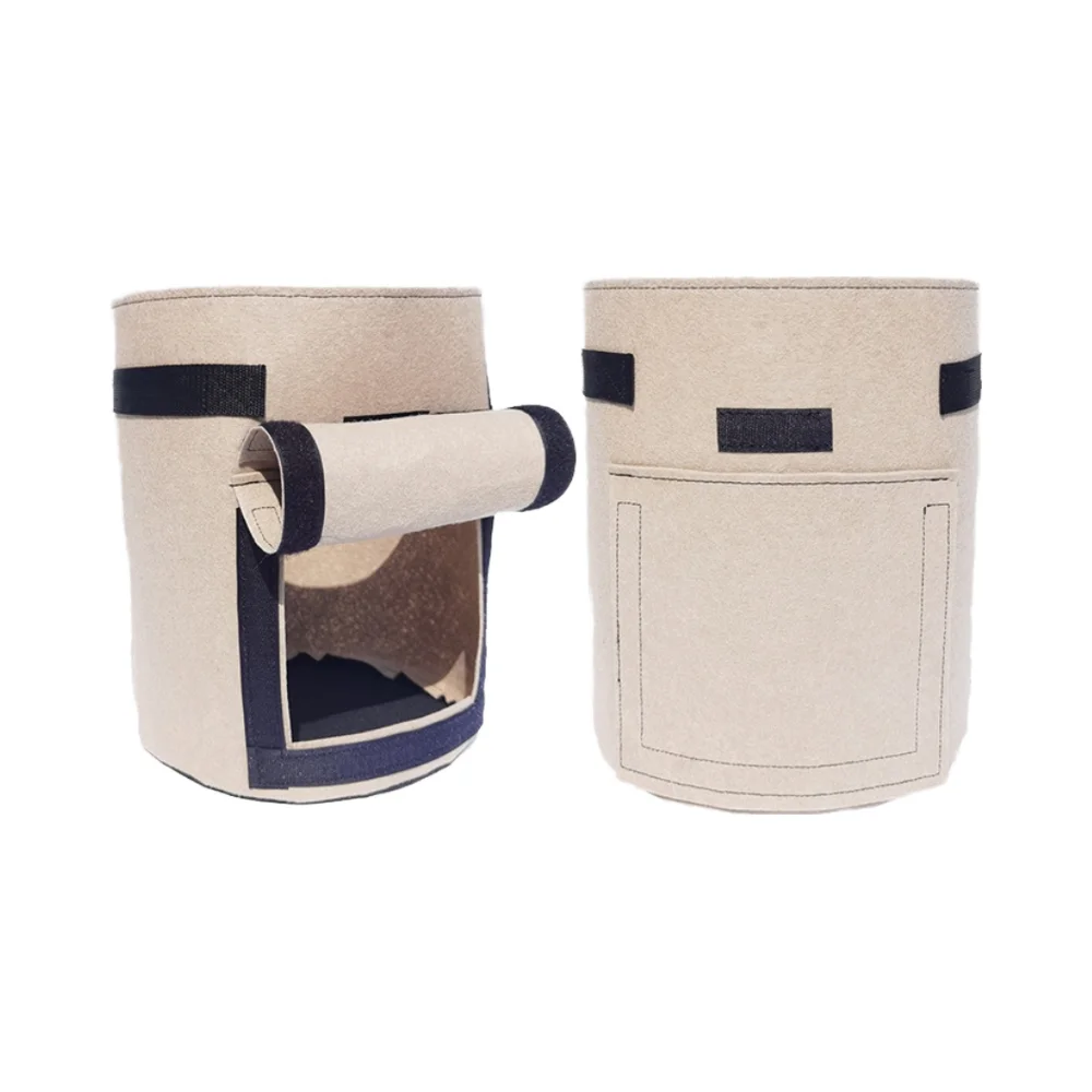Most Popular Biodegradable Fabric Grow Pots round Raised Container for Plant Growth Featuring Nonwoven Felt Fabric PP Material