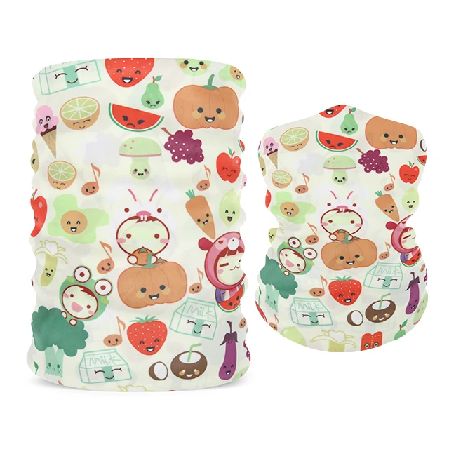 
Fashionable Wholesale Polyester Fruit Pattern Cute Style Silk Paisley Headwear Gaiter Buy Bandanas For Children 