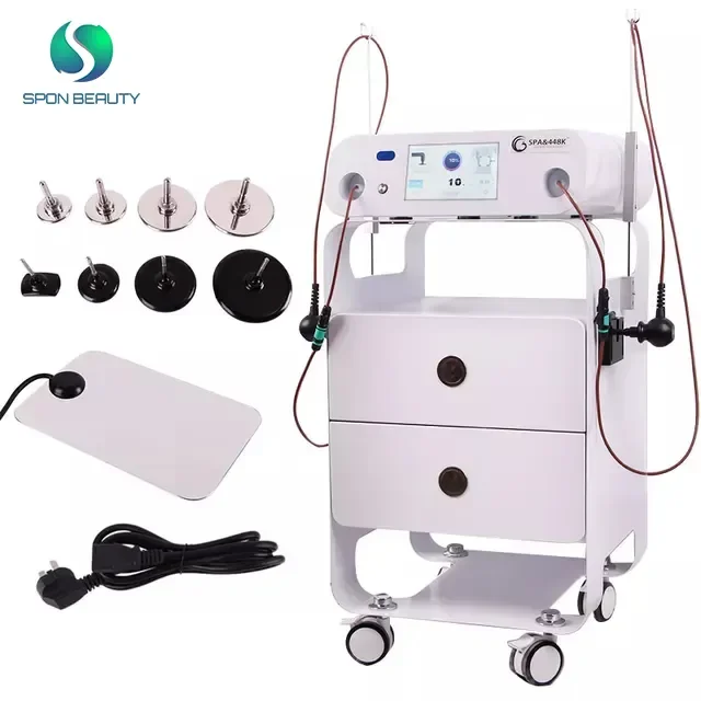 2021 Newest Spain Technology 448K Indiba Tecar Cavitation Body Care System RET CET RF Slim Machine for Weight Loss Indiba