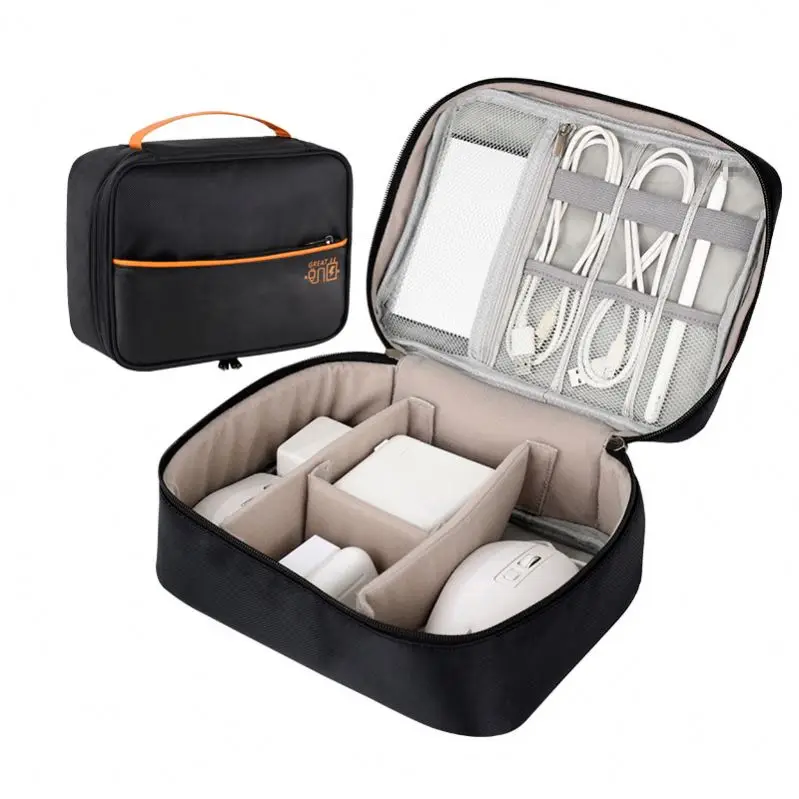 XDH97 Portable Zipper Travel  Cable Organizer Bag Travel Electronic Bag Multifunctional Electronic Gadgets