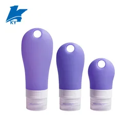 Wholesale bulk travel silicone bottle set for hand sanitizer or cosmetics