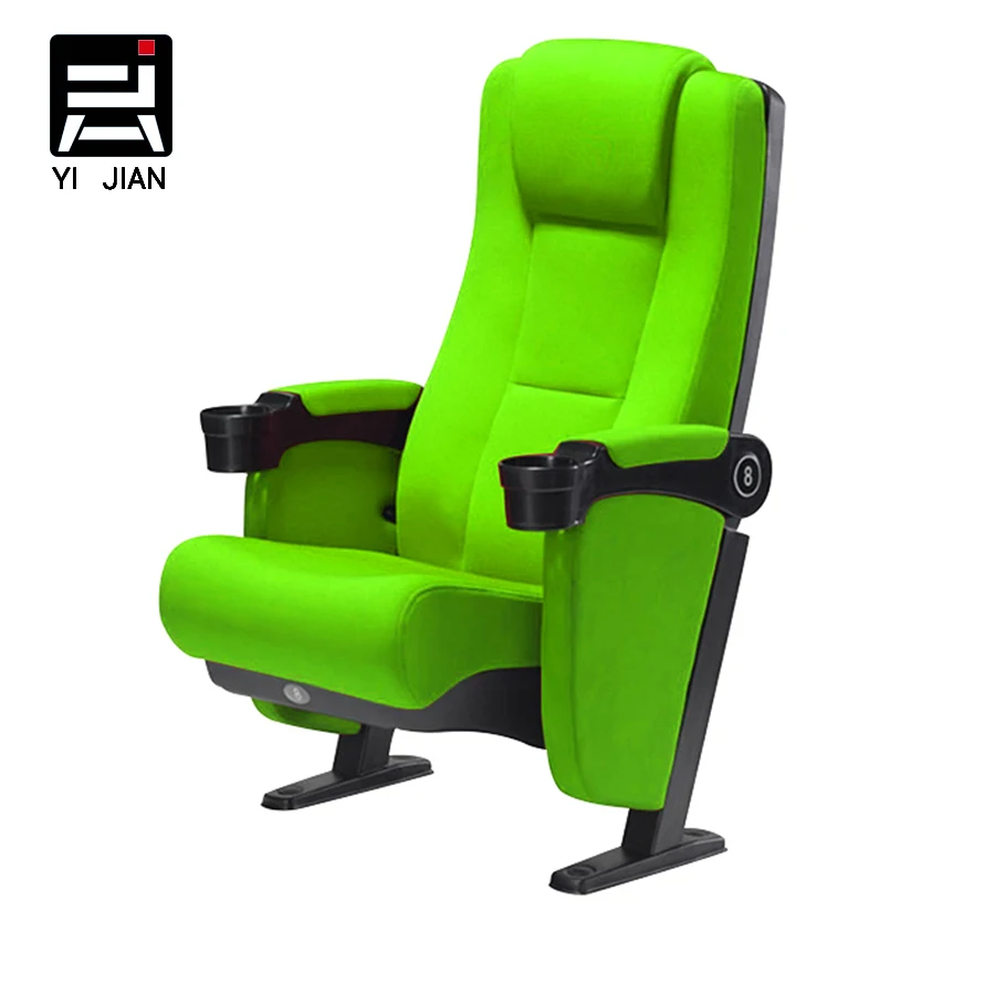 High Quality Folding Auditorium Chair with Cup Holder for Cinemas and Movies Theater Seating