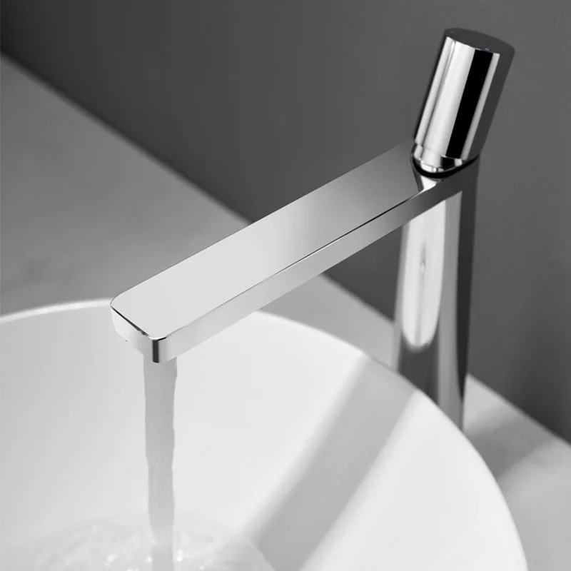 TOP1 Black White Basin Faucet Brass Faucet for Bathroom Deck Mounted Washbasin Taps Bathroom Sink Mixer Wash Basin Mixer