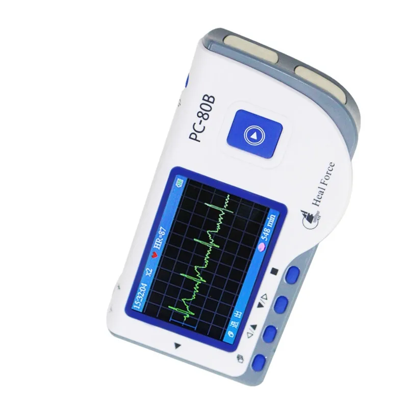 
Medical equipment Portable ekg Handheld 2.8 Corlorful Lcd Display 30S ECG Machine Price 