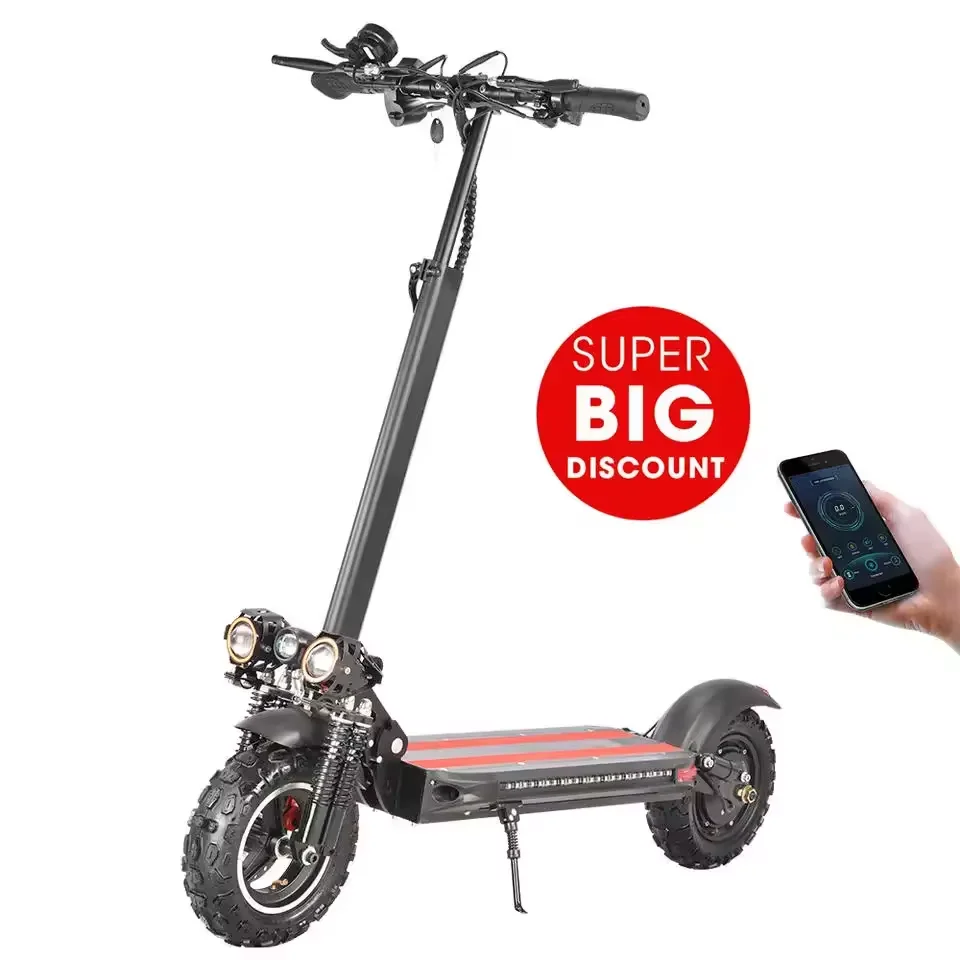 Fast delivery from china warehouse CH10-2 Adult folding electric scooter 500W with APP 48V Escooter e scooters