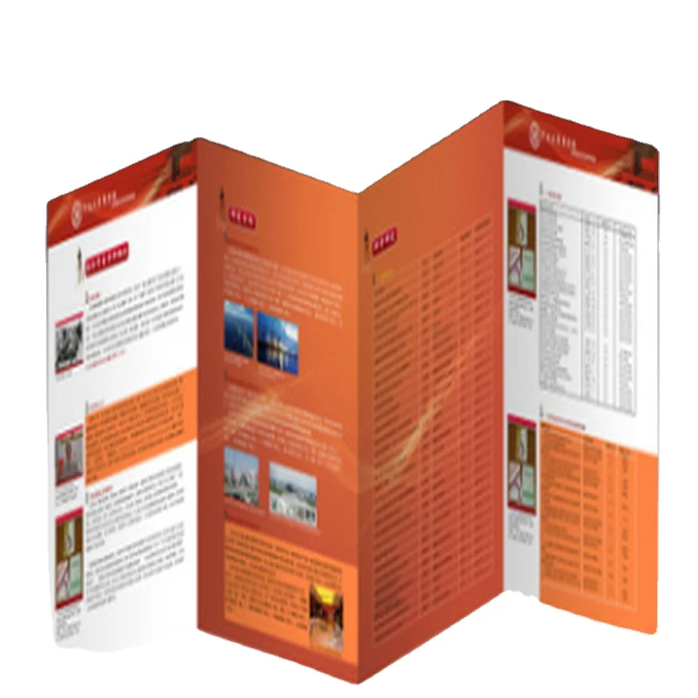 custom brochure pringting folded brochure leaflet printing customized booklet printing