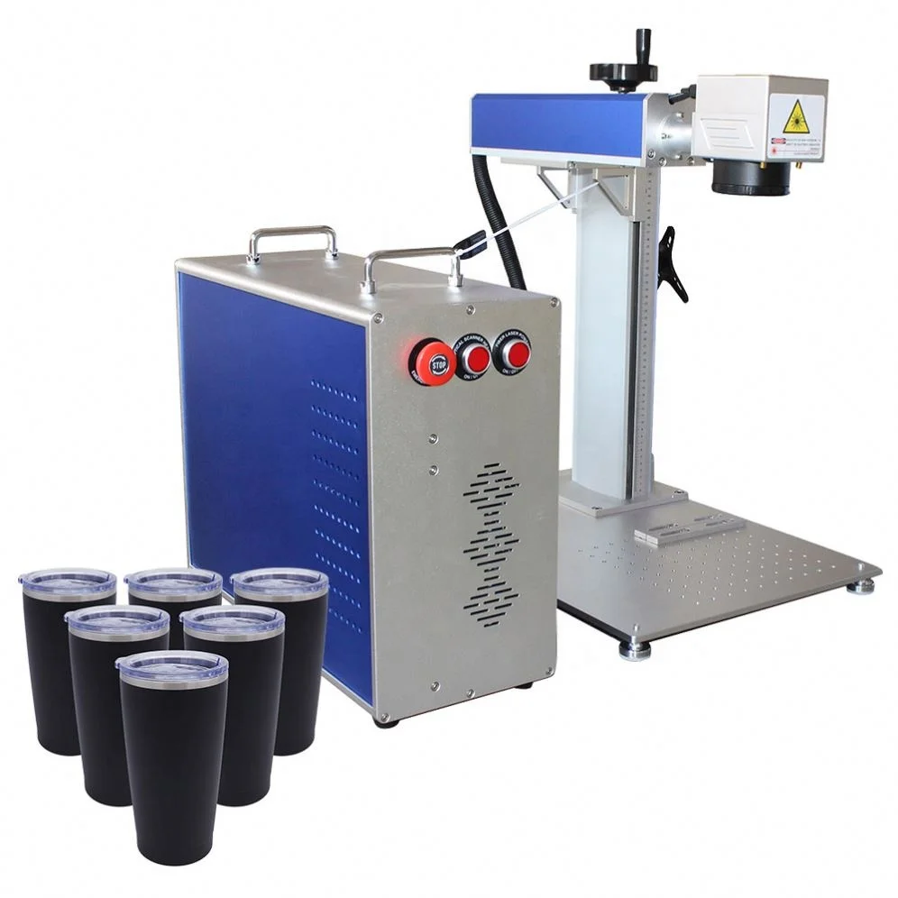 hot selling raycus fiber laser Logo Printing Laser 20W 30w 50w 100w Fiber Laser Marking Machine Raycus Source