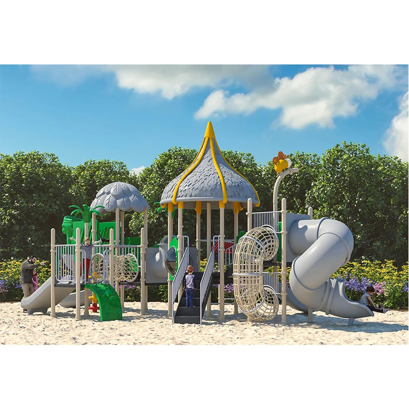 COWBOY children park playground equipment manufacturer outdoor swing and slide play set