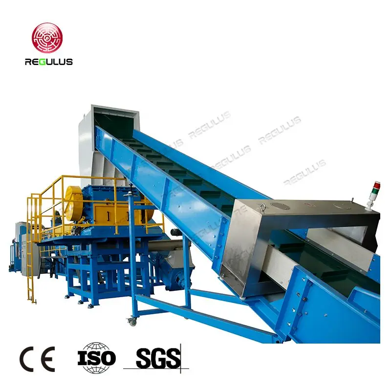 Plastic PP Scraps Washing Line Plastic Milk Bottles Pallets Crushing Floating Washing Recycle Drying Line