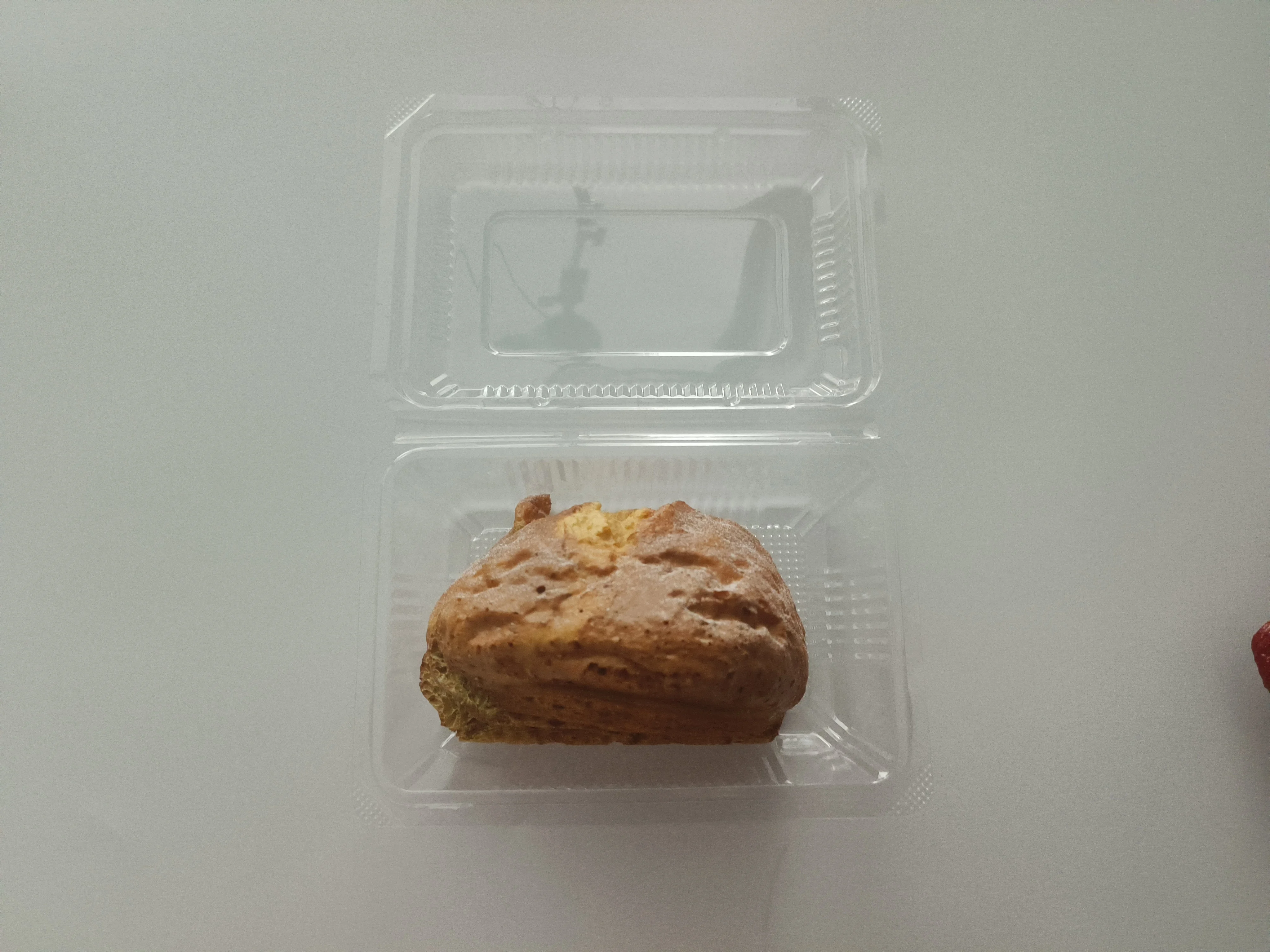 PET Plastic Disposable Baking Cake Bread Packaging Box High Transparent Portable Clamshell Food Containers