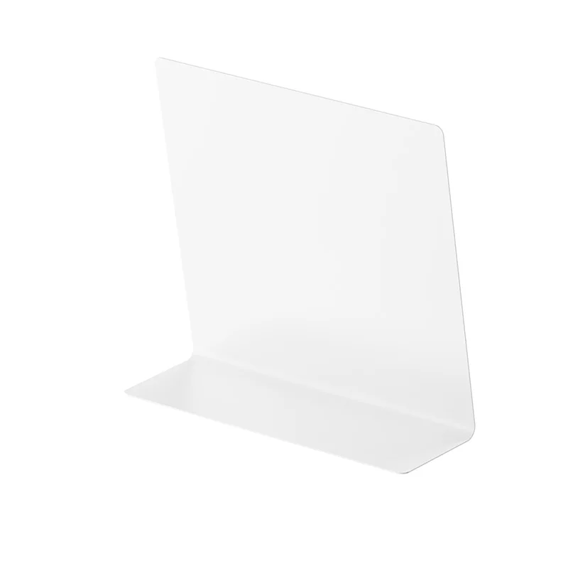 Stainless Steel Magnetic Message Board Dry Erase Board with Solid Metal Base Black Desktop Memo Board