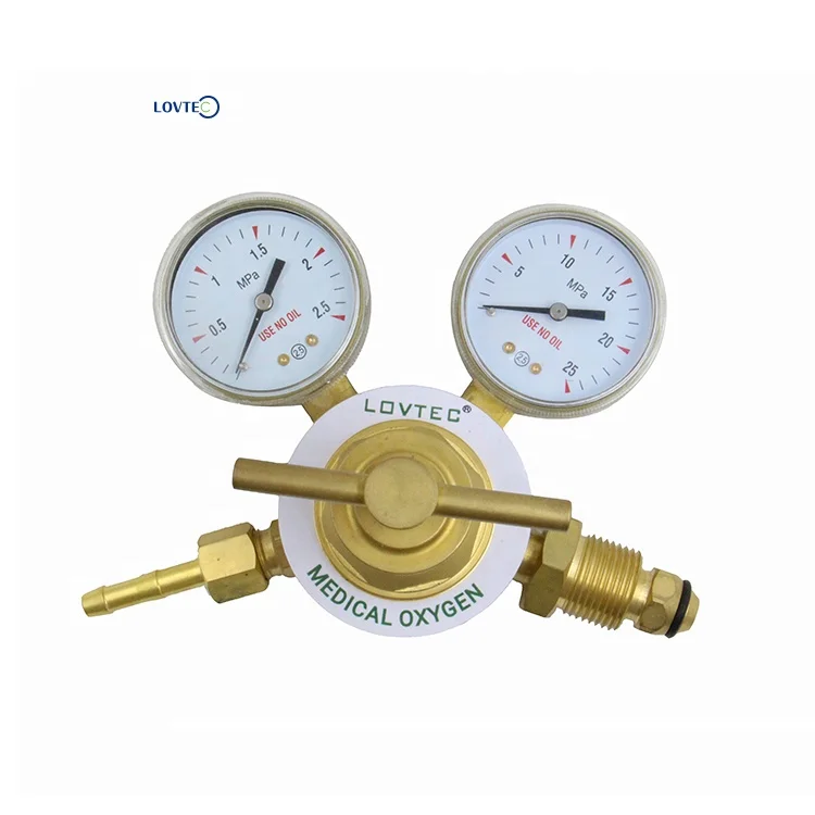 Высококачественный Промышленный газовый регулятор Lovtec полностью латунный редуктор давления газа для цилиндра