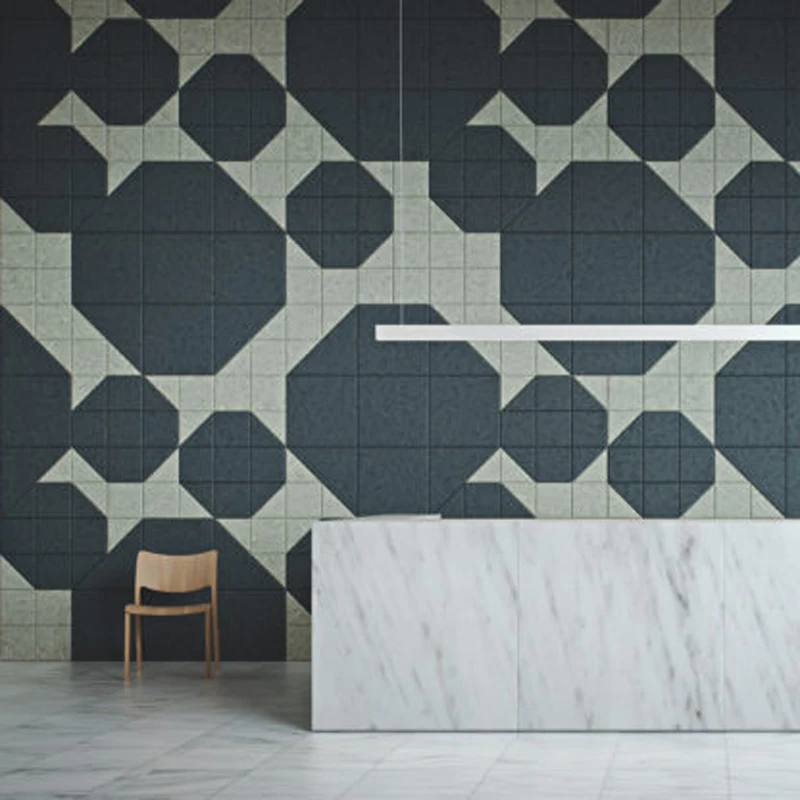 soundproof room 20mm thick polyester acoustic felt panels decorative wall covering boards acoustic wall board pet panel for wall