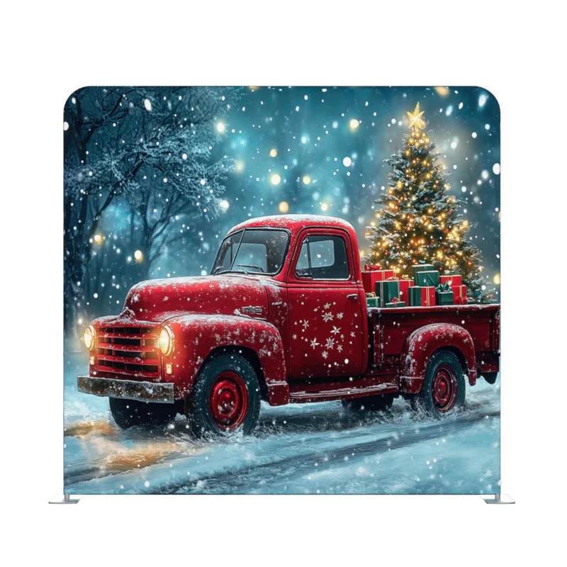 10ft 8Ft Event Stand Aluminum Backdrop Display  Tension Fabric Display portable Christmas  photo booth backdrop pillow case