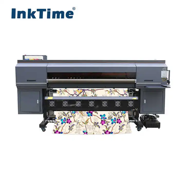 Inktime high quality 1.9m large format digital textile dye sublimation printer I3200/4720/XP600 sublimation plotter