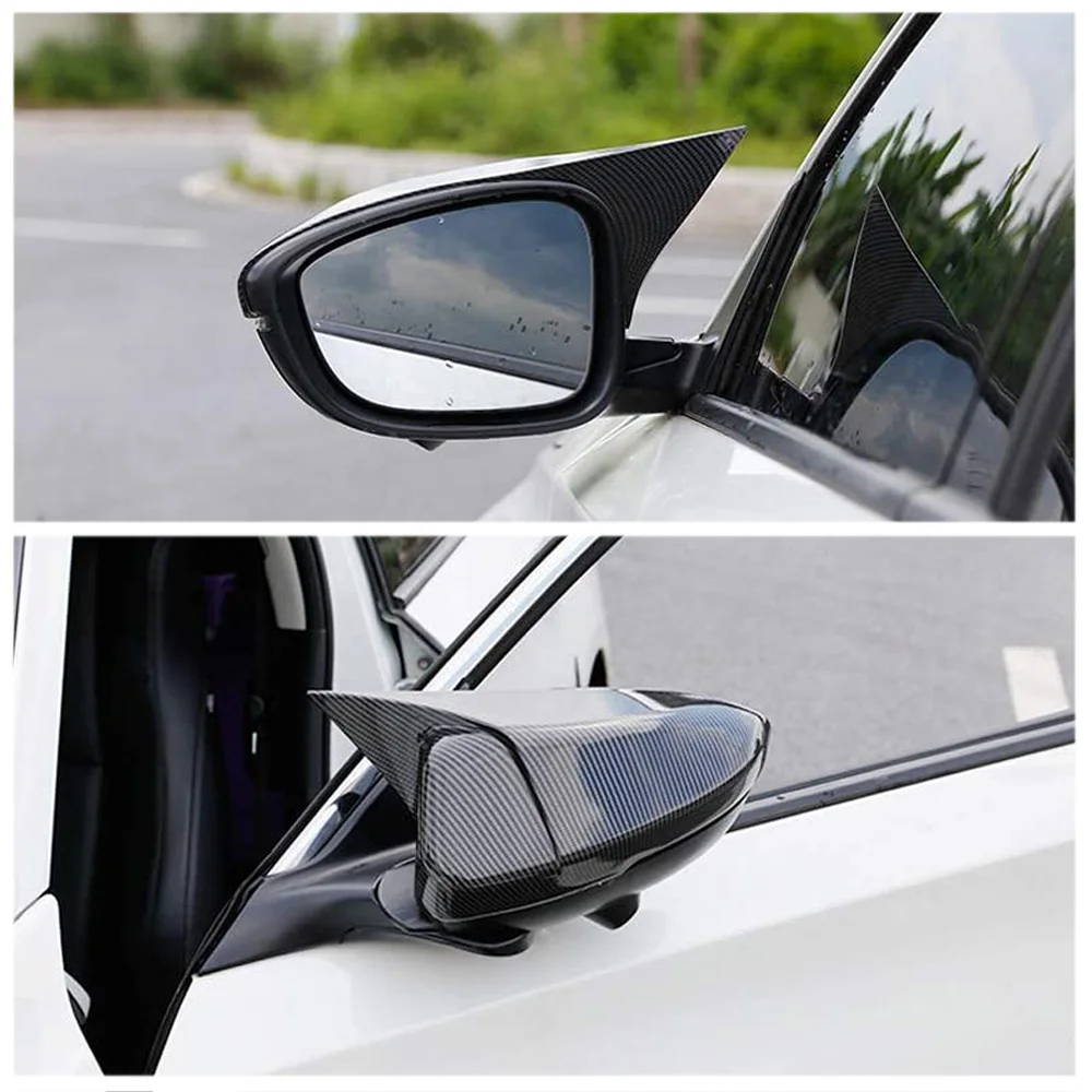 Car Side Door Rearview Mirror Protect Frame Cover Trims Carbon Look Rearview Cover For Honda Accord 10th 2018 -2020