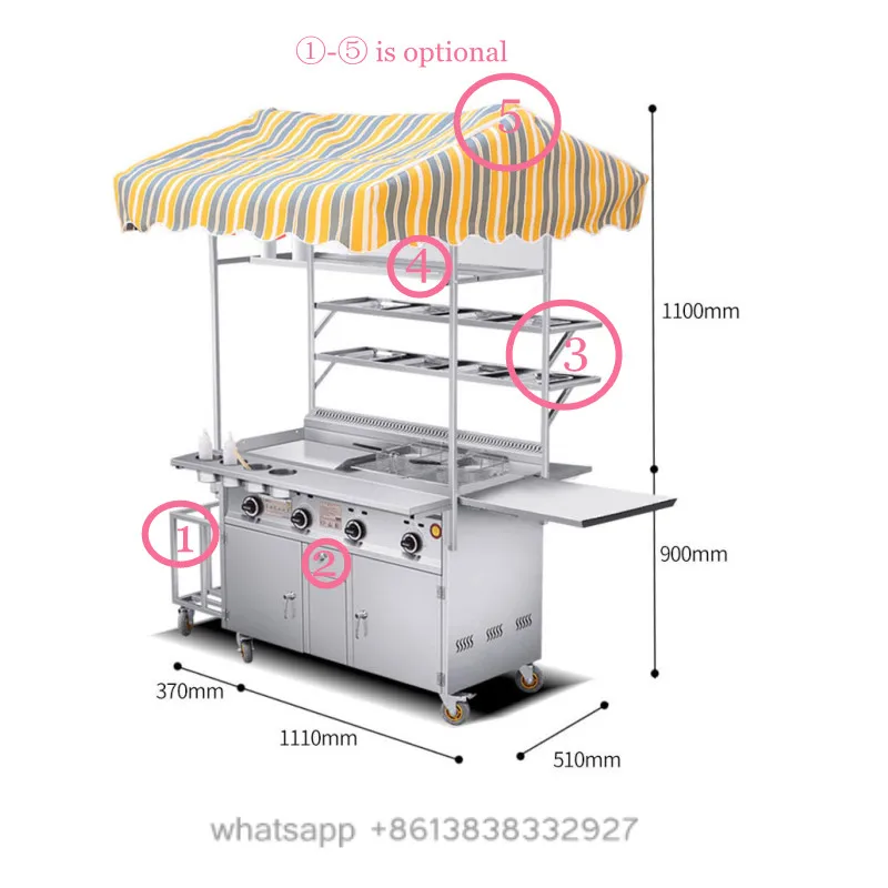 food cart double decker