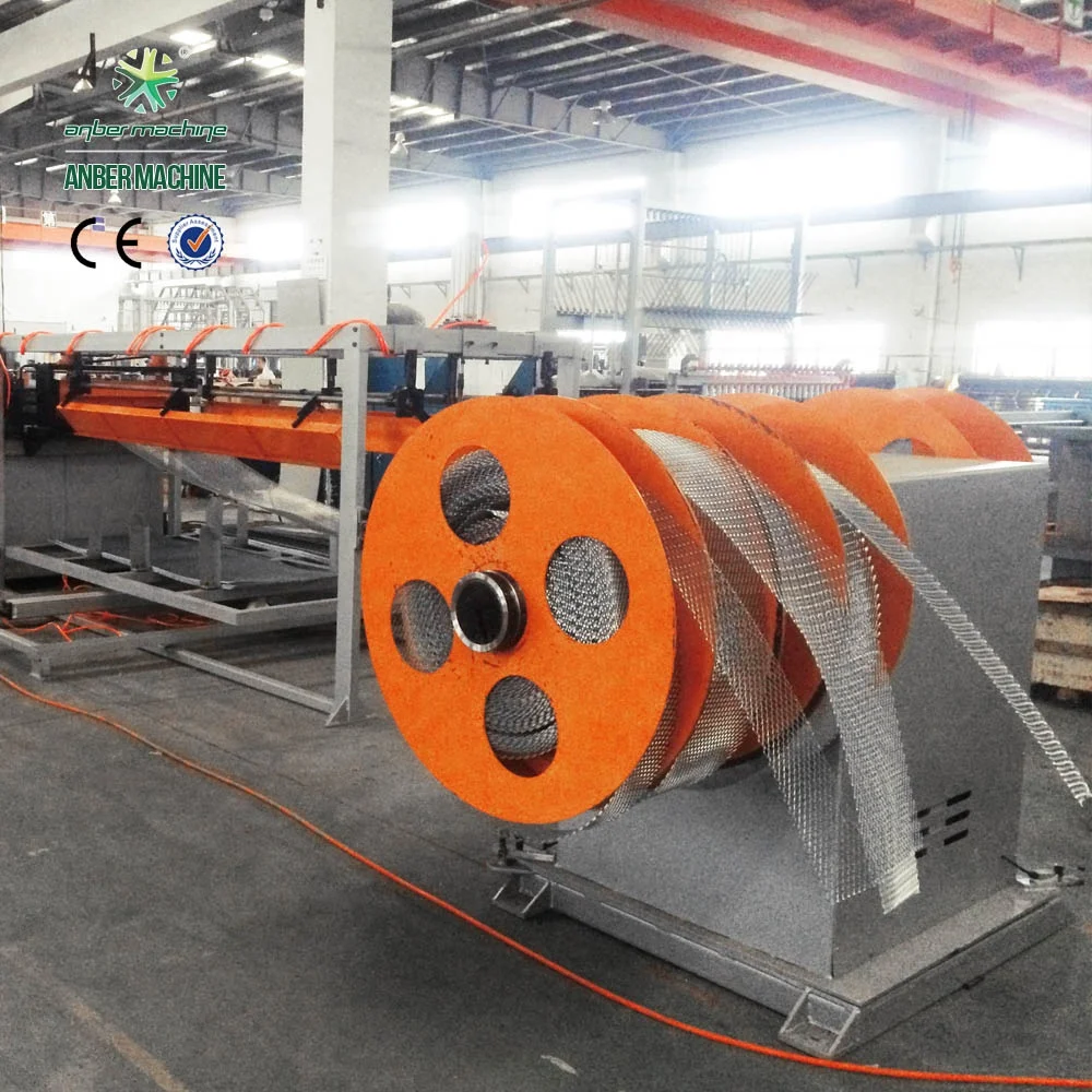 rotary plaster mesh brickwork reinforcing mesh lath machine