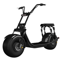 Дешевые Citycoco с большим радиусом Склад ЕС 2 колеса электрический скутер, электрический мотоцикл