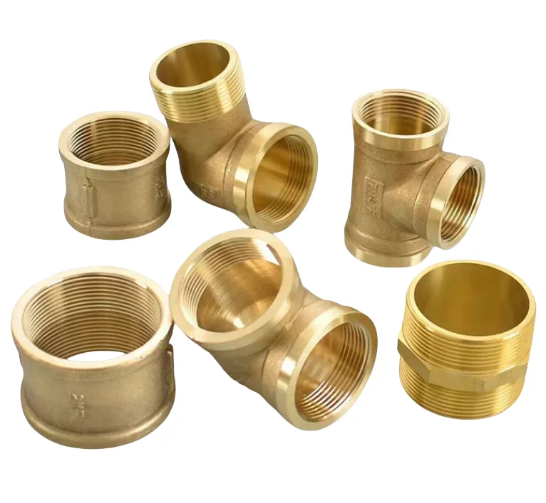 Water Pipe Copper Connector Water Brake Pipe Plumbing Brass Fittings