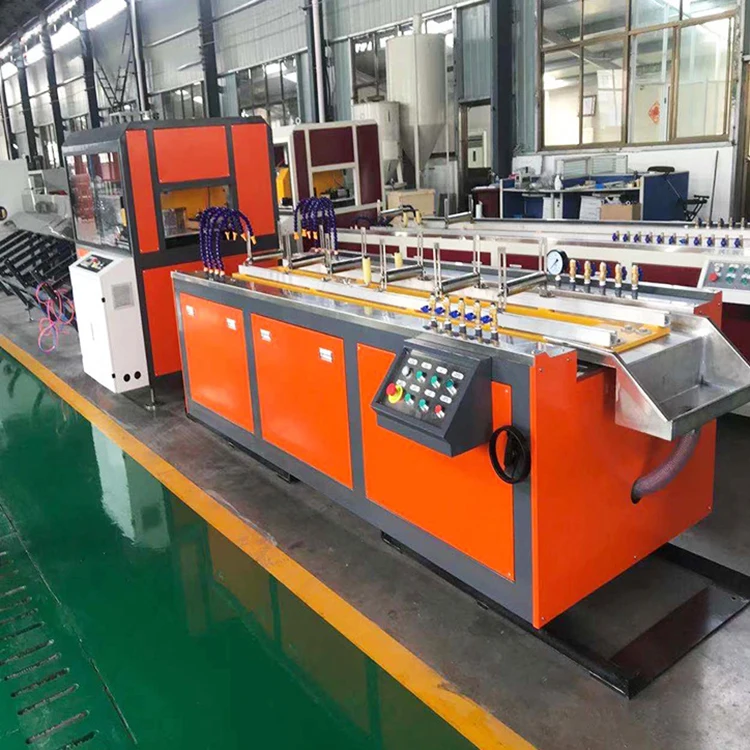 Counter-Rotating Parallel Twin-Screw Semi-Automatic PVC Profile Machine Production Line Equipped With Double Crawler Tractor