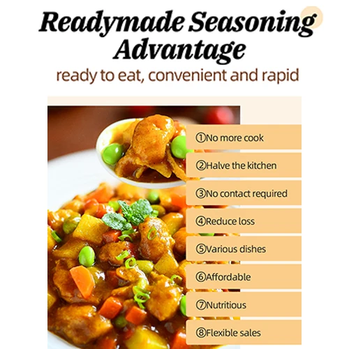 Wholesale OEM Top Premium Grade Curry Chicken gourmet food healthy products prepared food midnight snack  food beverage takeout