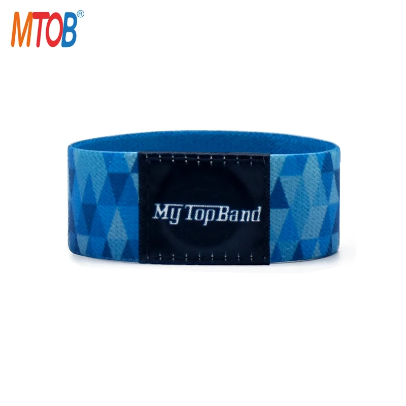 Customized Logo Stretch Elastic 13.56mhz MIFARE Classic 1K Bracelet Elastic Wristband